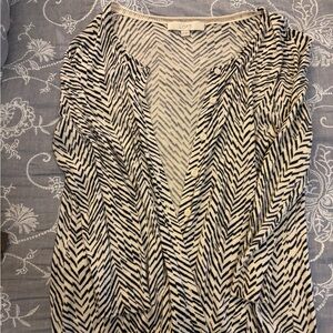 LOFT Zebra Print cardigan